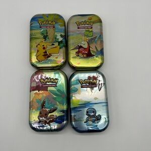 Pokemon Trading Card Game Mini Tins Set (empty)